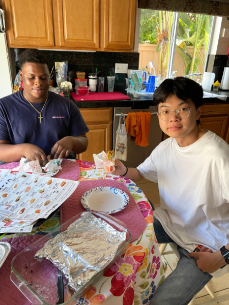 James from China and Kennedy from Nigeria studying abroad at James from China and Kennedy from Nigeria studying abroad at