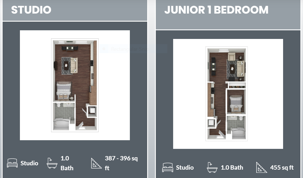 Studio Floorplan Mayfair Station